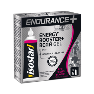 ISOSTAR ENDURANCE+ ENERGY BOOSTER BCAA RED FRUITS
