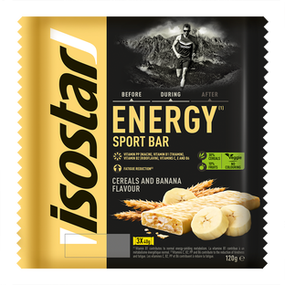 ISOSTAR ENERGY SPORT BARS CEREALS & BANANA